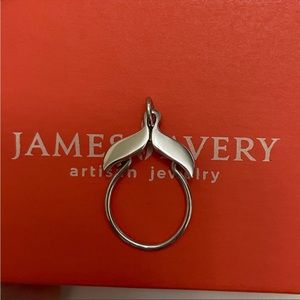 James Avery Whale Tail Charm Holder Retired Rare